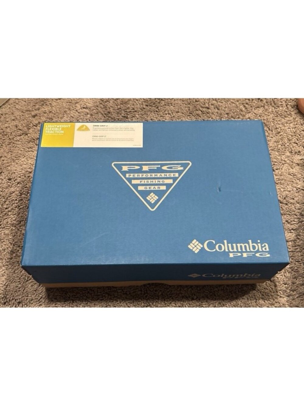 Columbia Boatside Relaxed PFG Shoes for Men - Beach, crushed blue - Size 12